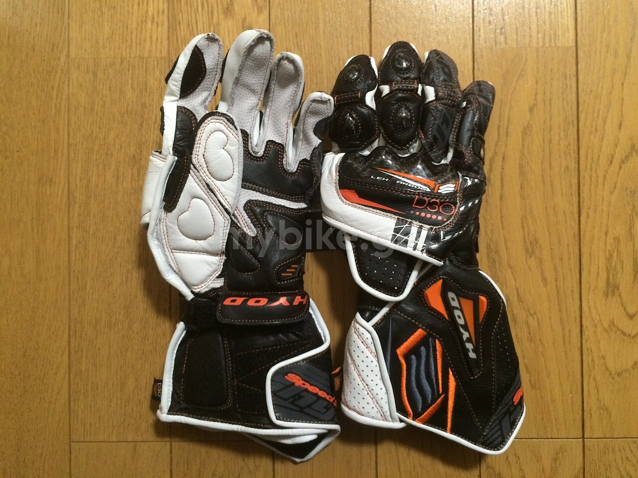 Racing leather gloves — 2